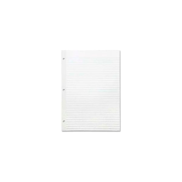 Sparco Sparco Mylar Reinforced Filler Paper, 8-1/2" x 11", Wide Ruled, White, 100 Sheets/Pack WB213R - main